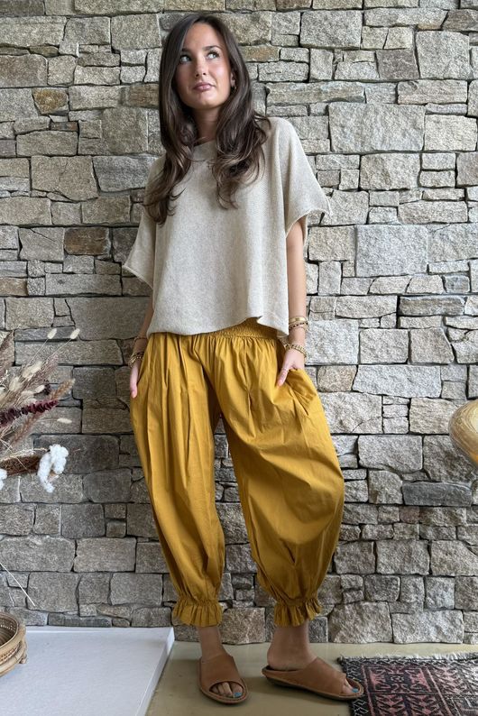 Paloma Bloomer Pant Mustard